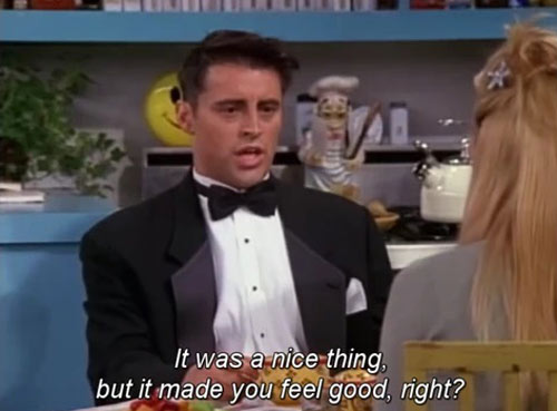 Screenshot from “F.R.I.E.N.D.S – Season 5, Episode 4 : The one where Phoebe hates PBS”